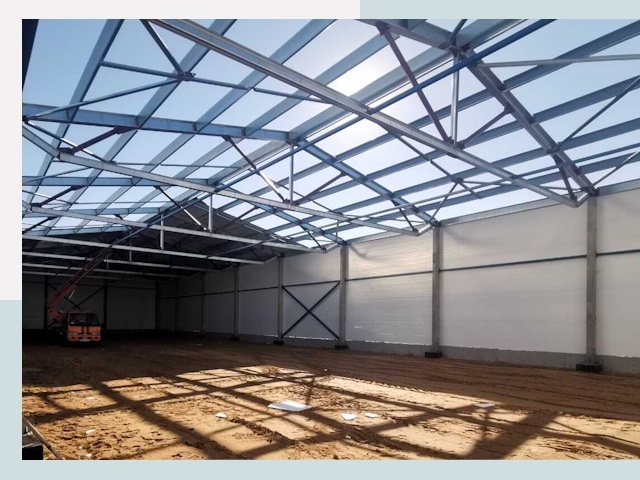 Строительство сенохранилищ в Азове