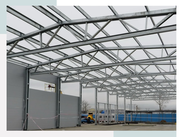 Строительство складов в Азов от 616 руб. за м²