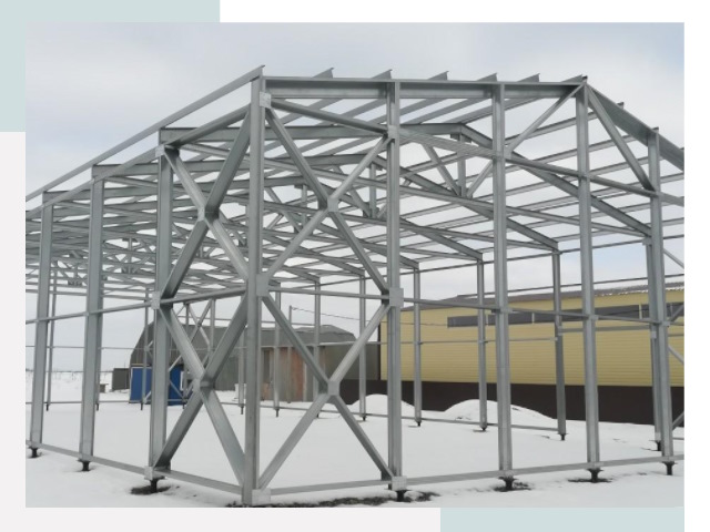 Каркасные ангары в Азове