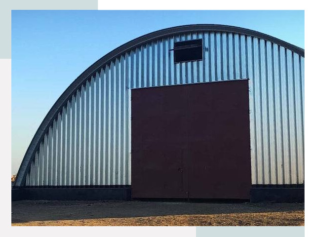 Бескаркасные ангары в Азове