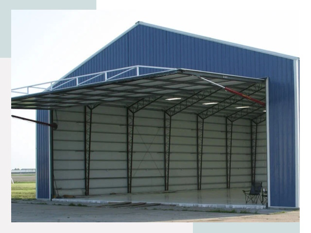 Прямо стенные ангары в Азове