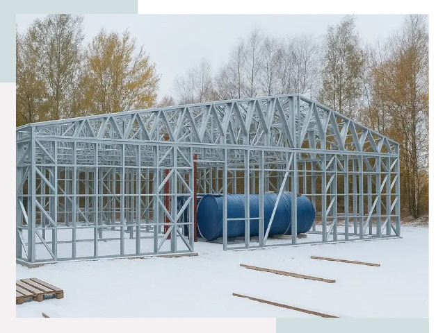 Металлические ангары в Азове