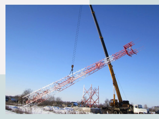 Строительство башен связи в Азове от 616 руб.