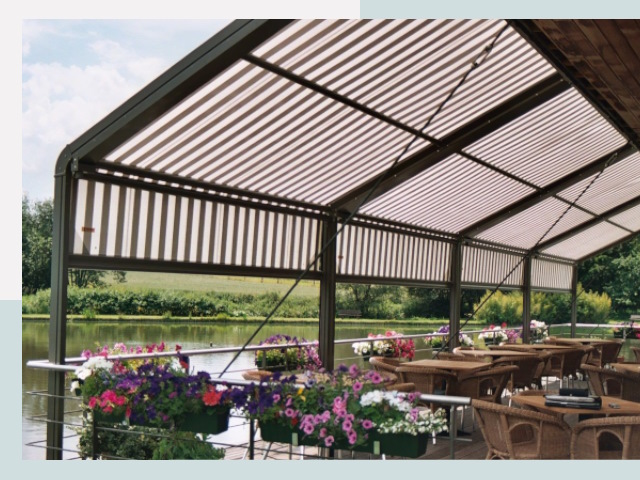Элегантные навесы для кафе от 616 руб в Азов