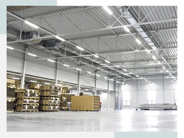 Освещение ангаров в Азове