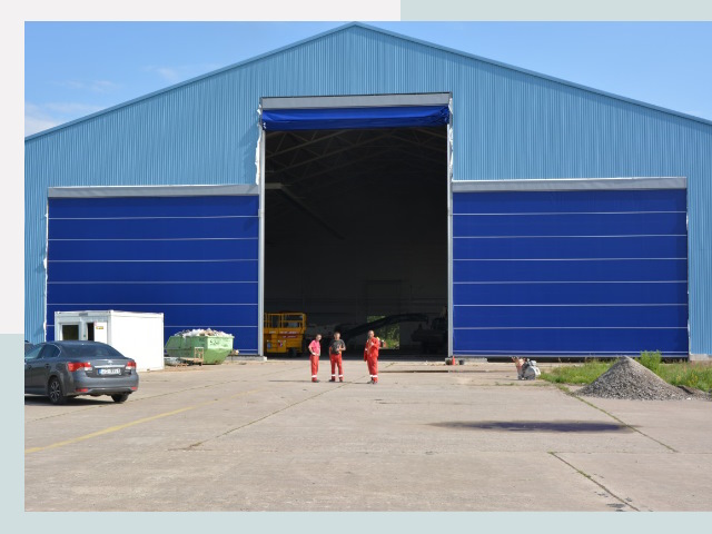 Ангарные ворота в Азов от СтальСтрой-Азв по цене 616 руб.