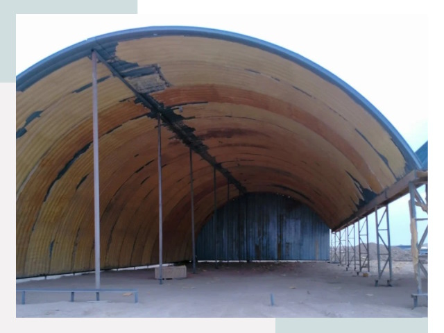 Реконструкция ангаров в Азове