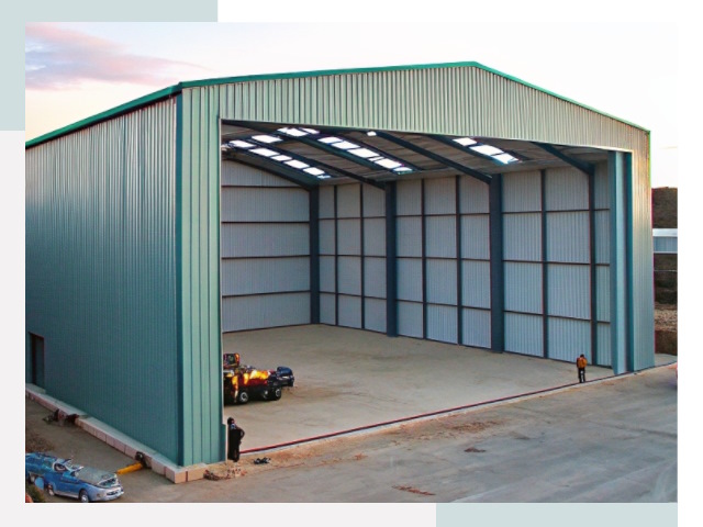 Строительство ангаров в Азове